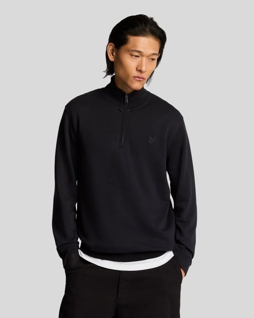 Lyle & Scott Superfine Quarter Zip Sweatshirt