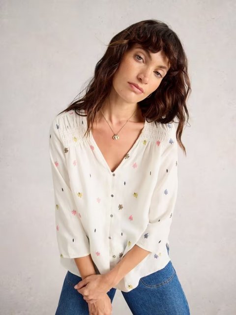 White Stuff Rae Organic Cotton Top