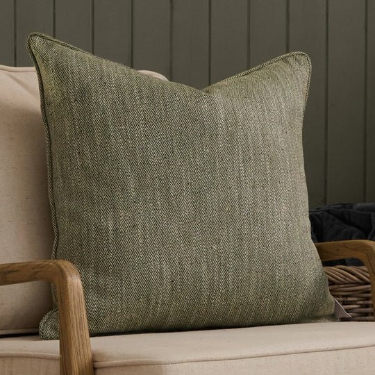 Jedburgh Square Cushion Sage 50 x 50