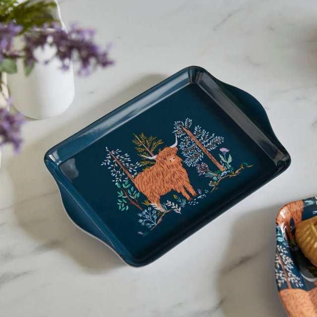 Melamine Scatter Tray-Connie The Cow