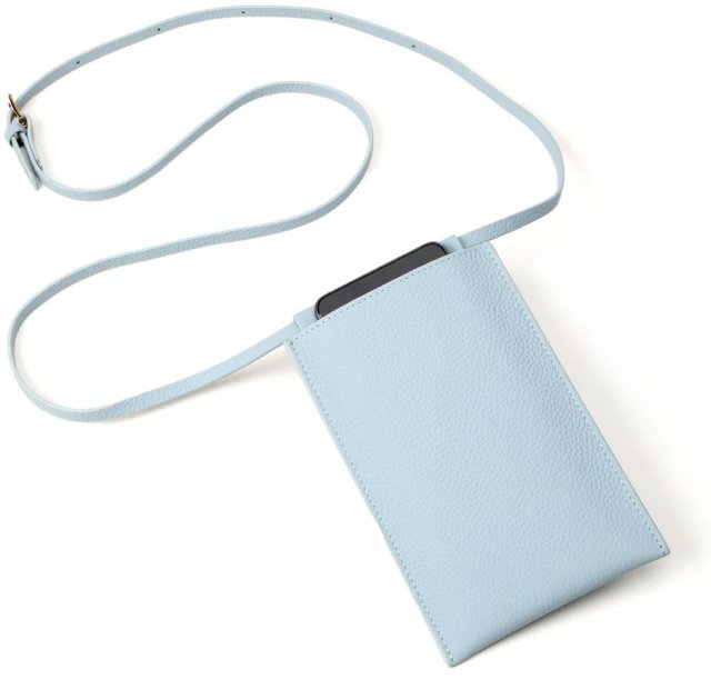 Elie Beaumont-Phone Pouch Soft Powder Blue