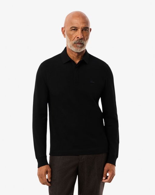 Lacoste Long Sleeved Ribbed Collar Shirt