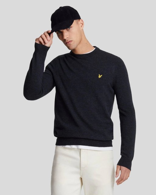 Lyle & Scott Lambswool Blend Crew Neck Jumper