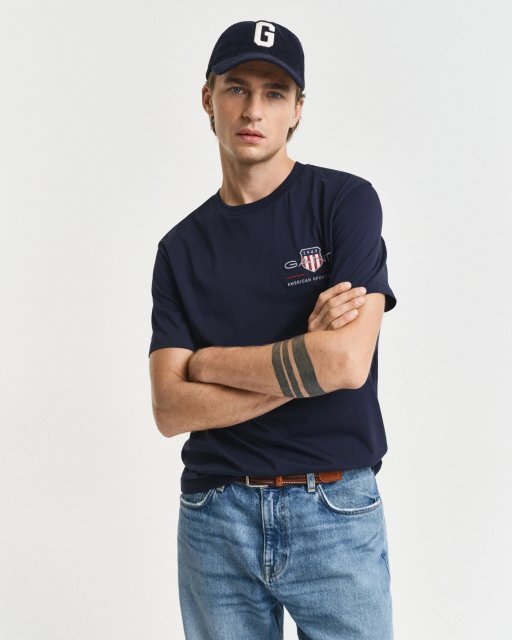 Gant Reg Archive Shield Emb SS T-Shirt