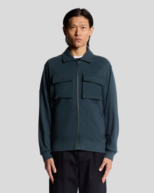 Lyle & Scott Interlock Jersey Overshirt