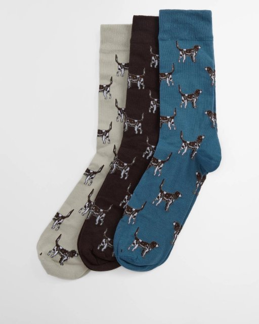 Barbour Pointer Dog Socks Giftset