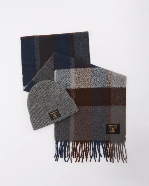 Barbour Westerdale Beanie & Scarf Gift Set