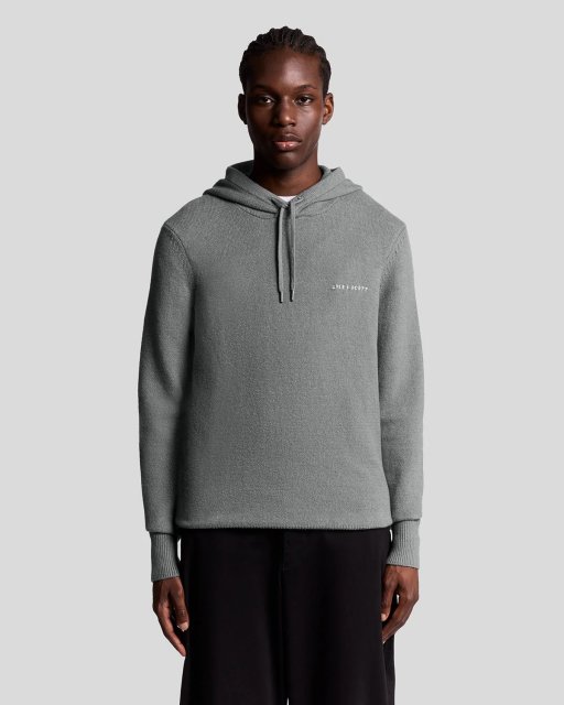 Lyle & Scott Script Knitted Hoodie