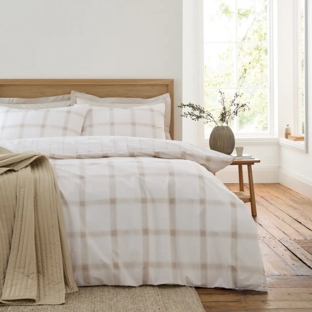 Bianca Oxton Check Duvet Set