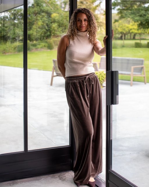 Chalk Tabby Pant