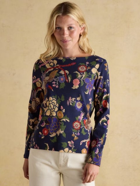 Joules Printed Harbour Top