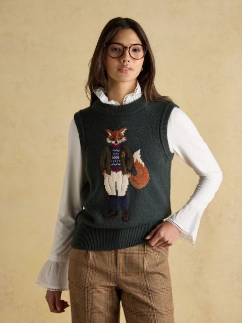 Joules Jonty Tank Tweed