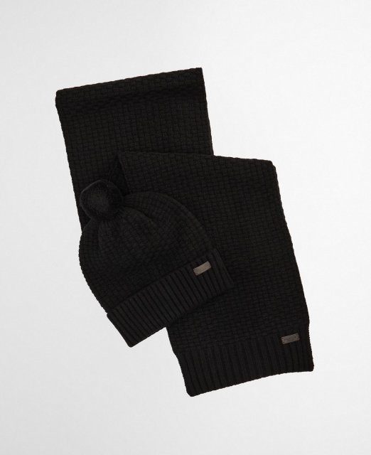 Barbour Ramside Beanie/Scarf Set