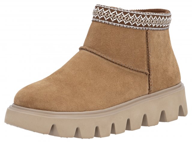 Rieker Fur Lined Ankle Boot