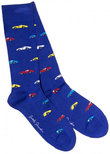 Swole Panda Blue Classic Car Socks