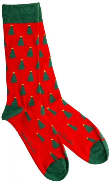 Swole Panda Christmas Tree Socks