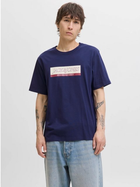 Jack & Jones Wood Block Branding Tee