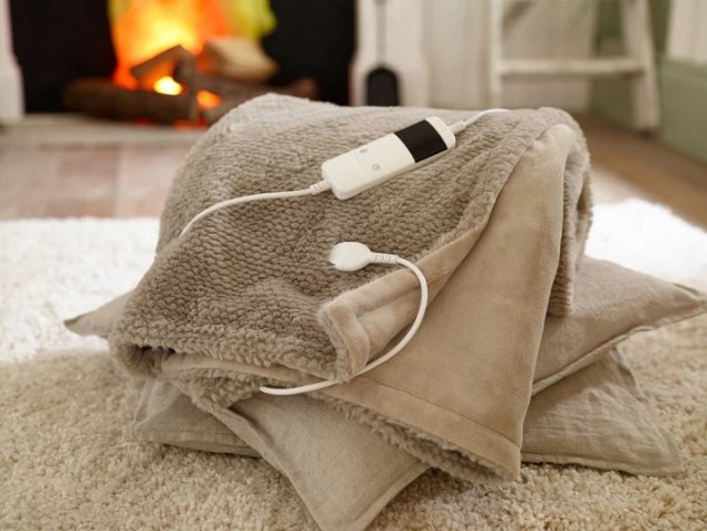 Heated Throw Sandringham Fur 130cm x 170cm
