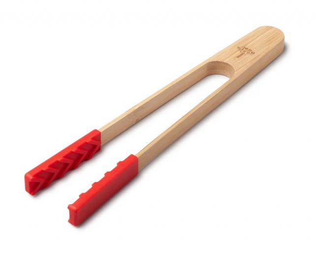 Bamboo Tongs With Silicone