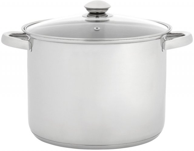 Judge Essentials Glass Lid Stock Pot 24cm