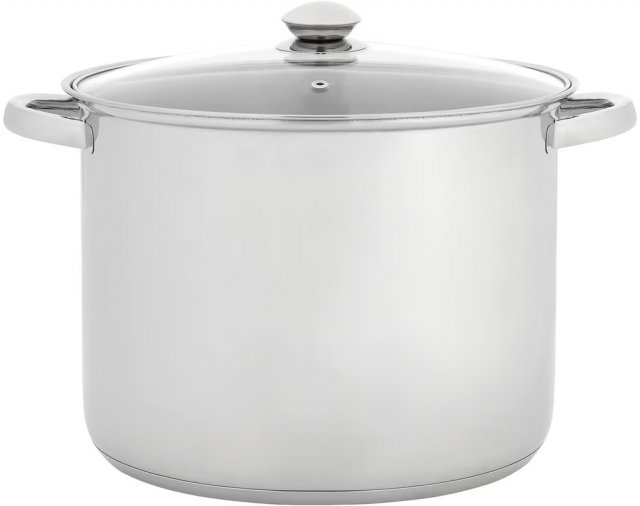 Judge Essentials Glass Lid Stock Pot 28cm