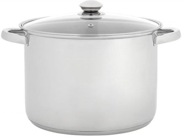 Judge Essentials Glass Lid Stock Pot 26cm