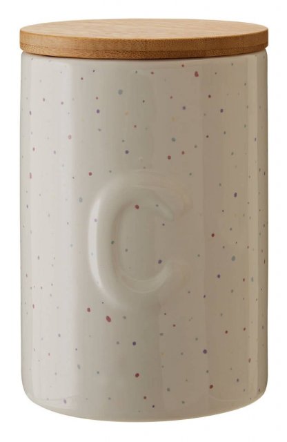 Fenwick Coffee Canister With Bamboo Lid