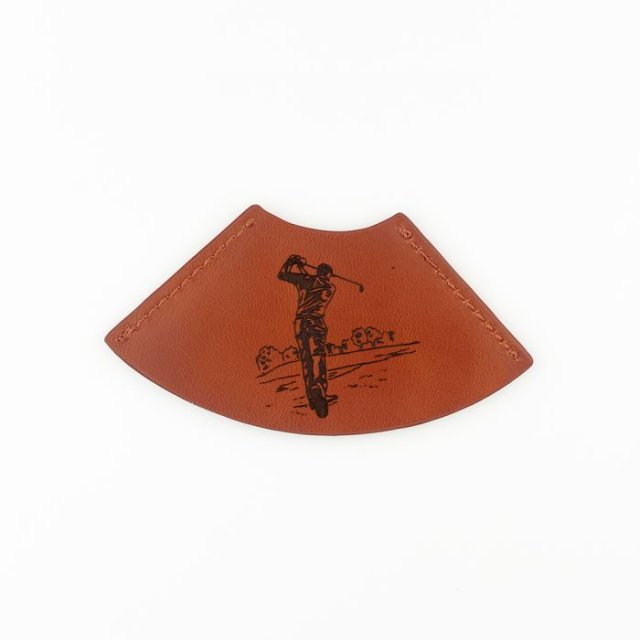 Leather Corner Book Mark-Golf
