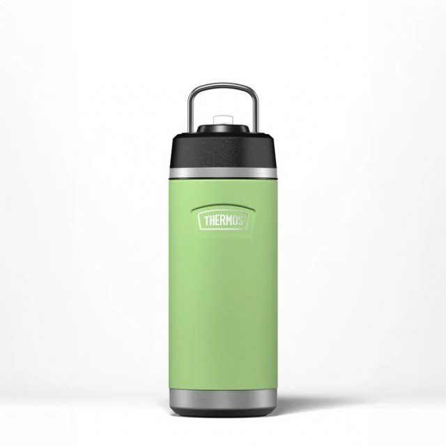 Thermos Icon Hydration Bottle & Straw Lid 530ml-Lime Green