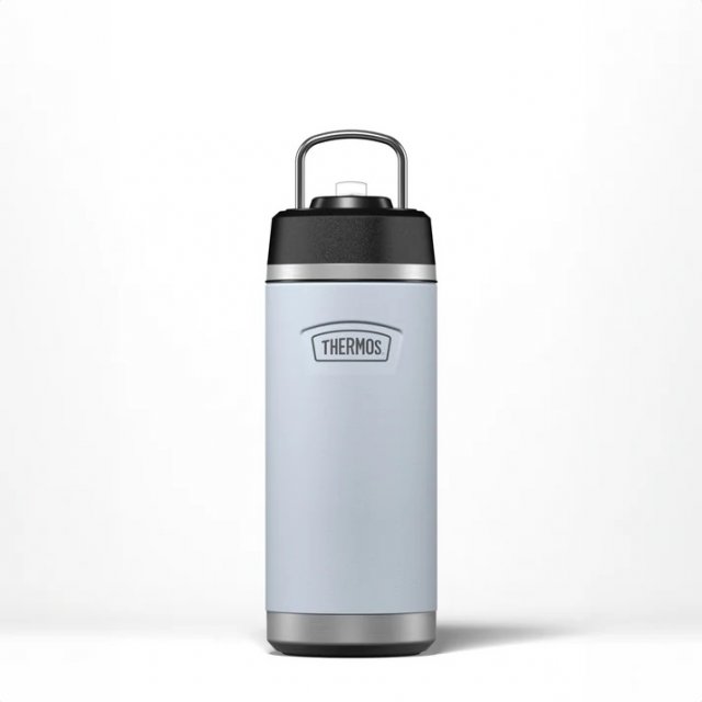 Thermos Icon Hydration Bottle & Straw Lid 530ml-Harebell Blue