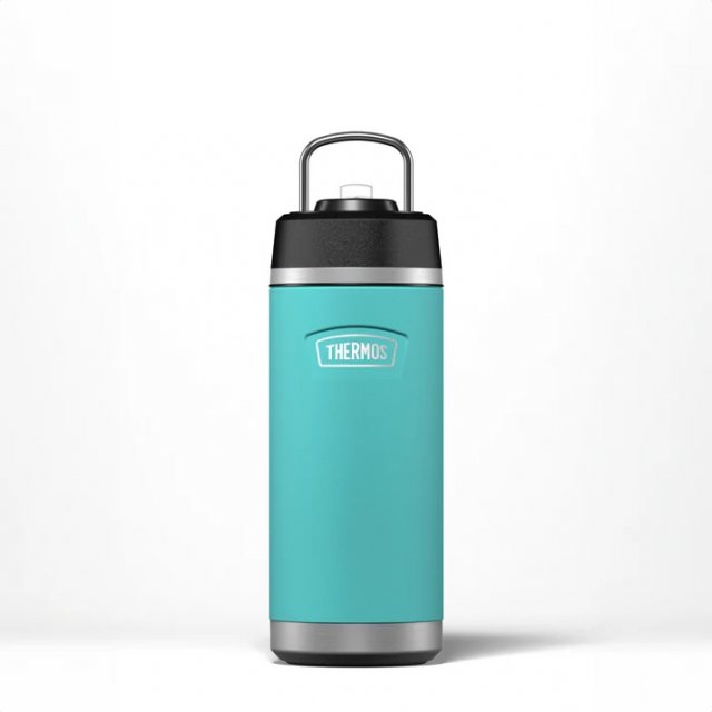 Thermos Icon Hydration Bottle & Straw Lid 530ml-Teal