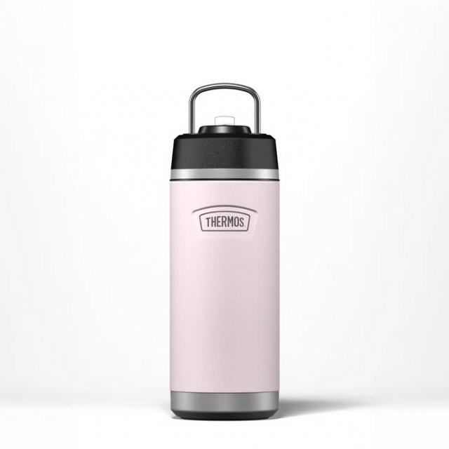 Thermos Icon Hydration Bottle & Straw Lid 530ml-Peony Pink