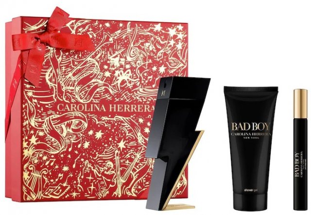 Carolina Herrera BadBoy Edt 100ml & SG 100ml & MGSP HD25