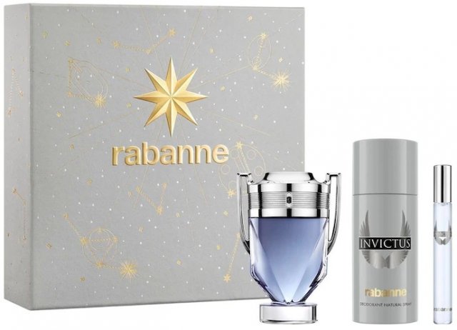 Rabanne Invictius EDT 100ml & Deo 150ml & MG10 HD25