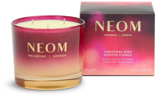 Neom Christmas Wish 3 Wick Candle 420g
