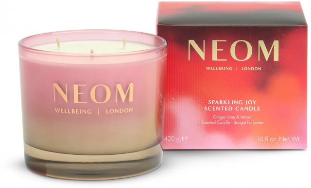 Neom Sparkling Joy 3 Wick Candle 420g