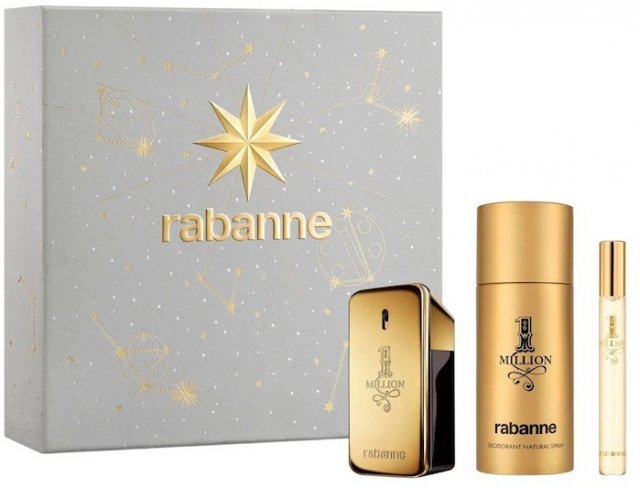 Rabanne 1Million EDT 50ml & Deo 150ml & MG10 HD25