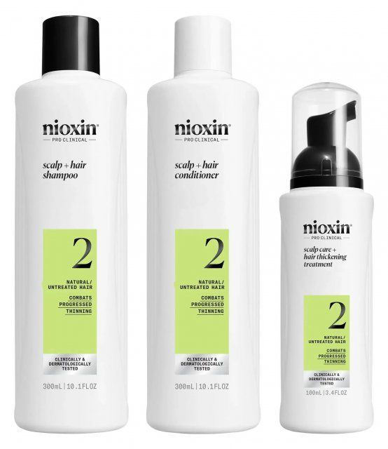 Nioxin System 2 Kit ( 300ml + 300ml +100ml)
