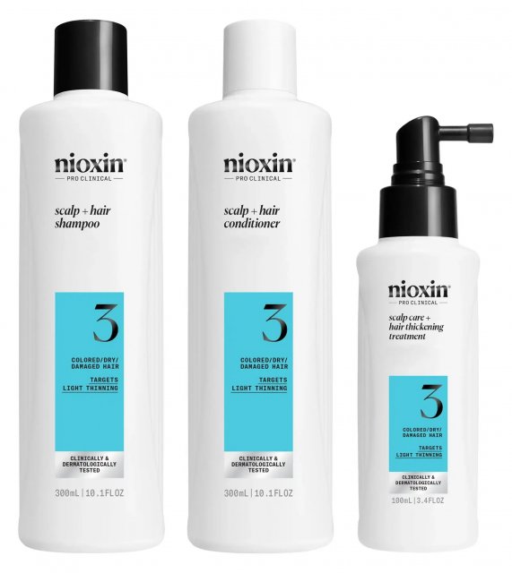Nioxin System 3 Kit ( 300ml + 300ml +100ml)