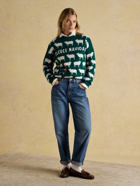 Joules Fleece Navidad Jumper