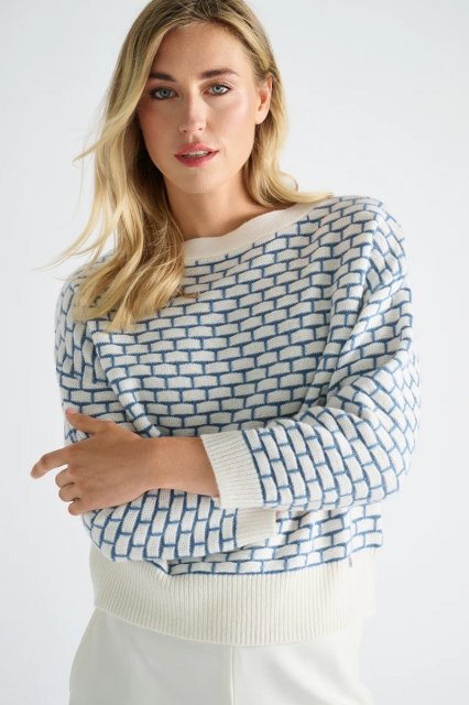 Marie Mero Patterned Pullover
