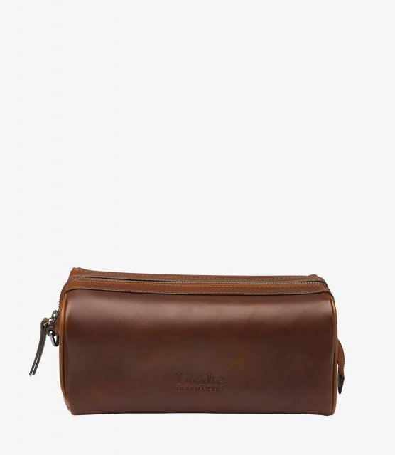 Loake Thames Veg Tanned Lea Wash bag