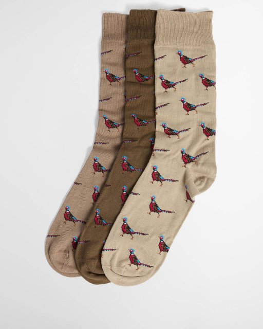 Barbour Pheasant Socks Gift Box