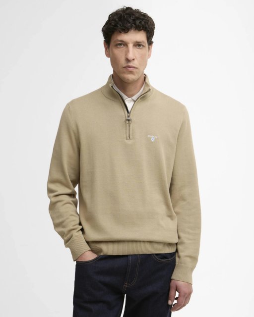 Barbour Lingwood  Compact Cotton Half Zip Sweater