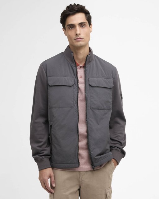 B.Intl Ethan Funnel Neck Quilted Sweat