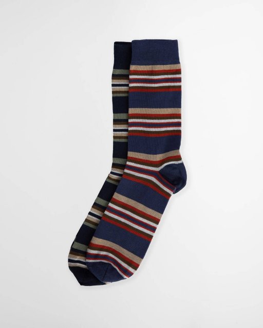 Barbour Summer Stripe 2 Pack Socks