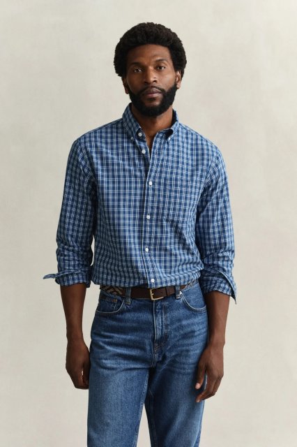 Gant Reg Indigo Check Shirt