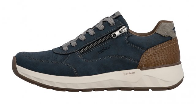 Rieker Mens Side Zip Trainer