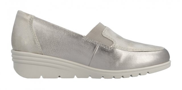 Rieker Metallic Slip on Shoe