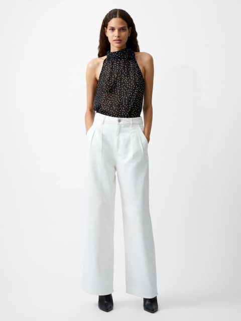 French Connection Finley Denim Wide Leg Jean